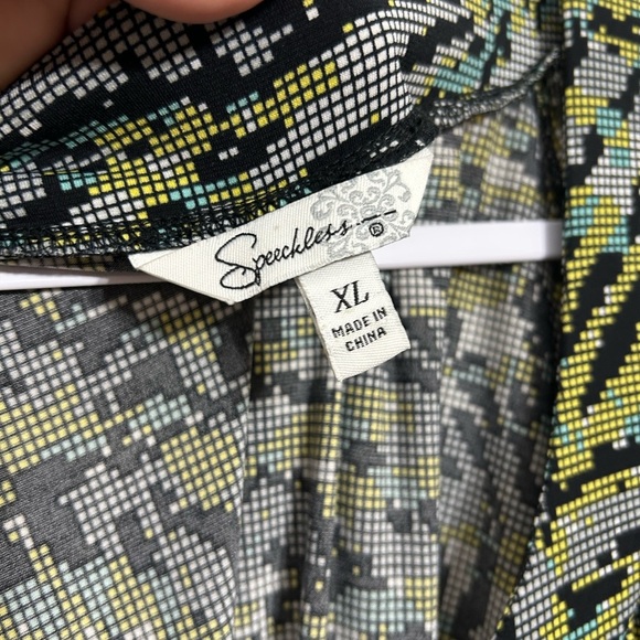 Vintage Y2K Pixelated Abstract Baby Doll Top - Picture 6 of 8